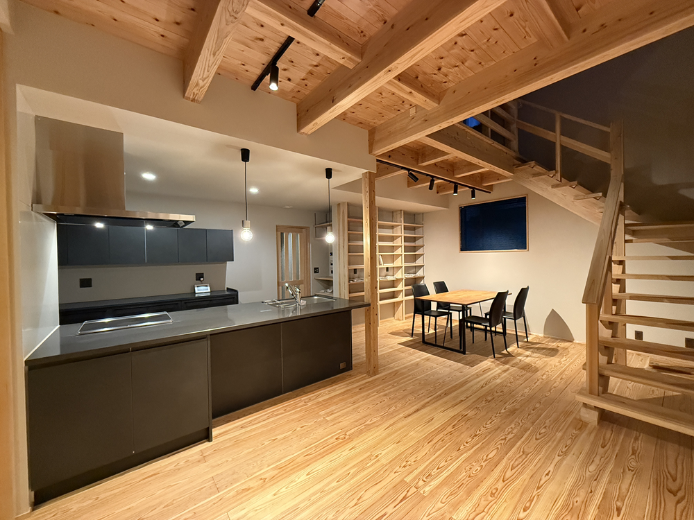 自然素材と光の融合