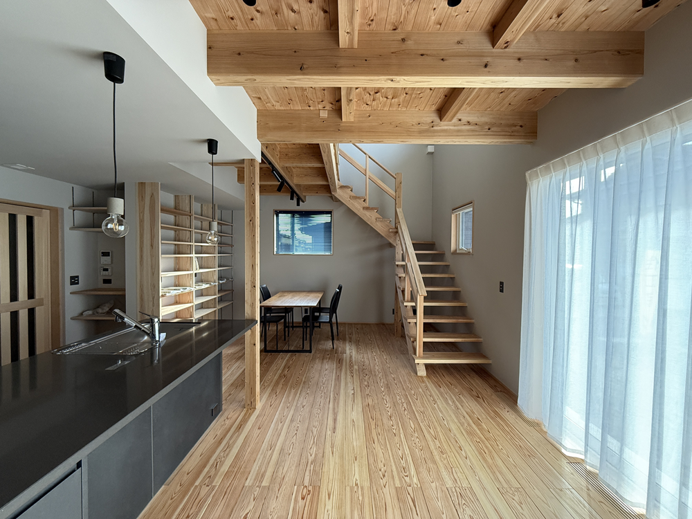 自然素材と光の融合